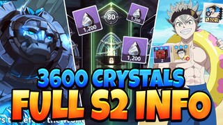 HALL OF ILLUSIONS 3600 GEM EXTENSION & WAY MORE! FULL S2 UPDATE INFO! | Black Clover Mobile