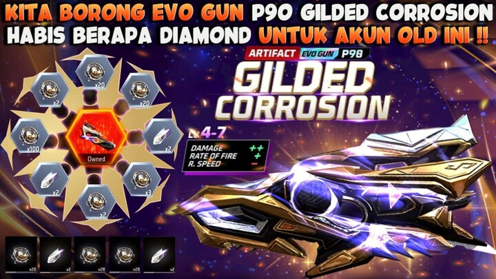 AYO SPIN P90 GILDED CORROSION !! HABIS BERAPA DM UNTUK AKUN OLD INI