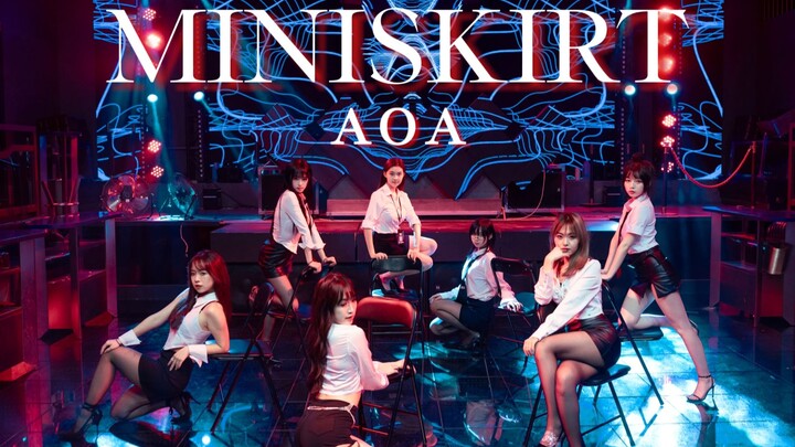 ❤️ 短 ❤️ 裙 ❤️ AOA miniskirt｜温哥华舞团“宝藏少女”最强换装翻跳｜欧美“打歌舞台”一秒穿越回2014