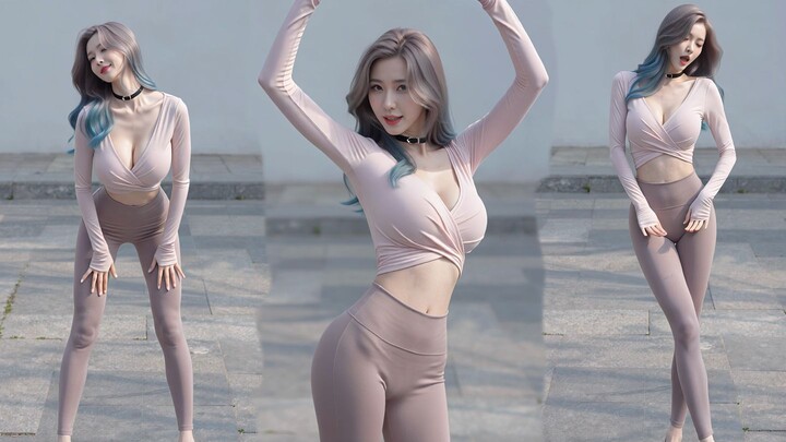 ⚡ Ultra-Bouncy Yoga Pants 【Alone】⚡ Vertical-Format Video