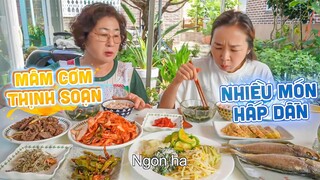 |662| MÂM CƠM NHÀ TRUYỀN THỐNG ĐỦ MÓN NGON CHIA TAY MIJIN ĐI SING.