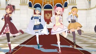 【mmdまどか☆マギカ】魔法少女5人でワールドイズマイン