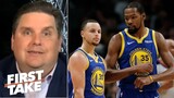 Brian Windhorst says the Warriors front office won't pay up for a Stephen Curry-Kevin Durant reunion