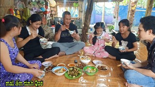 Được VC Thánh Lầy(Ẩm Thực Chòi Lá)Đến Thăm Bà Xã Làm Bữa Cơm Ai Cũng Khen Ngon | mái ấm tình Quê