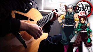 (Demon Slayer: Kimetsu no Yaiba S2 OP) Zankyosanka 残響散歌 - Fingerstyle Guitar Cover (with TABS)