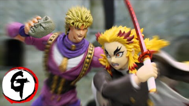 【แอนิเมชันแบบเฟรมต่อเฟรม】ศึกดุเดือด! ไดโอะ VS คุณิโอร่า!!