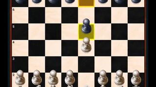 Dad playing chess game hard