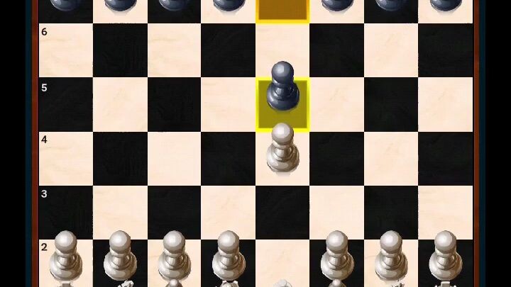 Dad playing chess game hard