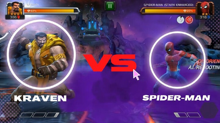 Kraven VS. Spider-Man | MARVEL CONTEST OF CHAMPIONS