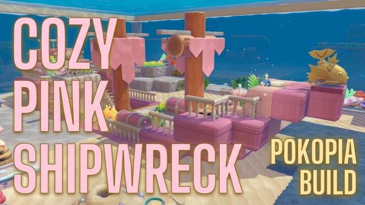 Cozy Pink Shipwreck in Pokémon Pokopia