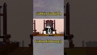 Cái Phiên Tòa Bất Ổn - Anh Đen Xì Xì Là Tội Phạm 🤣 #shorts