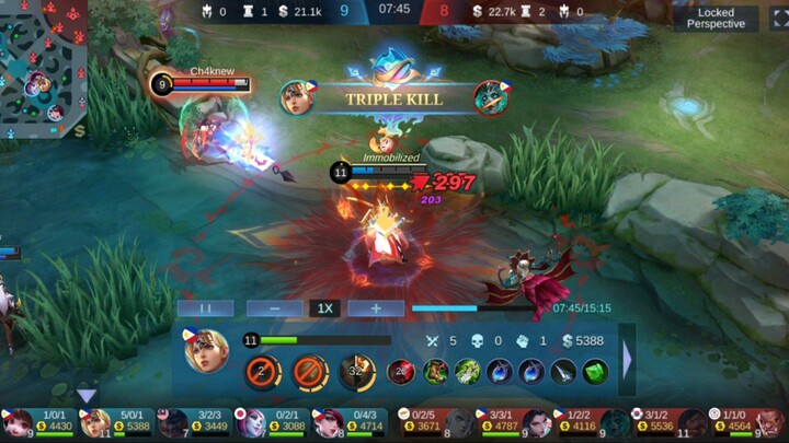 old freya can make savage play !!!