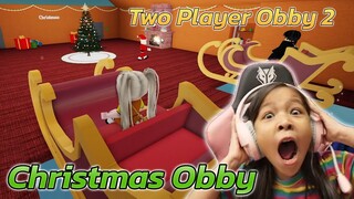 ช่วยกันผ่านด่าน คริสต์มาส Two player obby 2 ด่าน Chrismas Obby [ Roblox ]