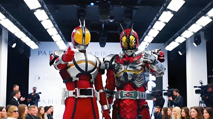 [AI Catwalk] When Kamen Rider and Alien Rider walk on the catwalk, it's all about being cool! (Part 