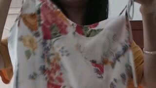 158丨110 Cewek bertubuh sedikit gemuk dengan dada besar, wajib lebih sering mencoba rok bertali!