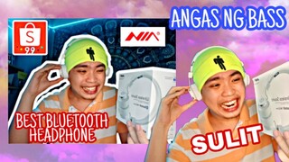 NIAX6 Review - BEST BLUETOOTH HEADPHONE (SHOPEE 9.9 Haul) | ARKEYEL CHANNEL