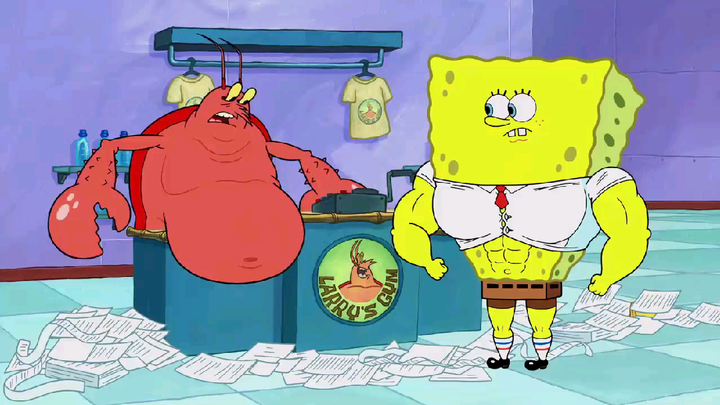 SpongeBob SquarePants - Larry's Gym (Dubbing Indonesia)