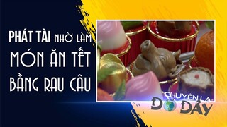 Cửa hàng bánh ngọt ở Thái Lan làm món ăn ngày Tết bằng rau câu