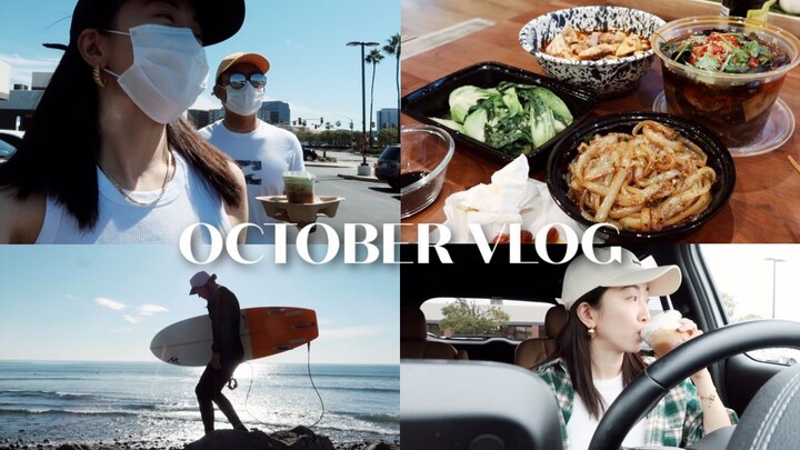 OCTOBER VLOG | Braised Beef Brisket | Fell Asleep While Tagging Along for Surfing | A Newly Discover