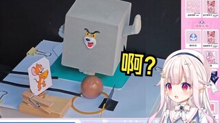 日本萝莉看《耗时2个月！还原猫和老鼠神操作》看傻眼了 直呼太强了