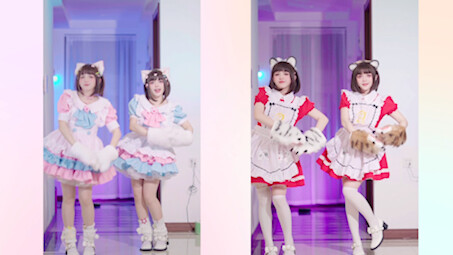 Maid puppy dance! Master! Woof woof! ~