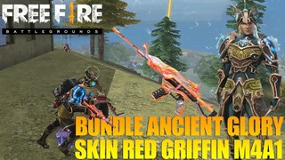 BANTAI SEMUA PAKAI BUNDLE ANCIENT GLORY & RED GRIFFIN M4A1 - GARENA FREE FIRE