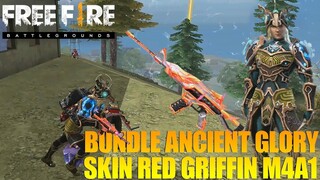 BANTAI SEMUA PAKAI BUNDLE ANCIENT GLORY & RED GRIFFIN M4A1 - GARENA FREE FIRE