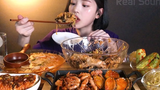SUB) (feat) Stir-fried Octopus & Watery Kimchi Mukbang ASMR