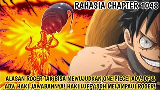 EPIC REVIEW OP 1048 - TERUNGKAP! ALASAN MENGAPA ROGER TAK BISA MEWUJUDKAN ONE PIECE!