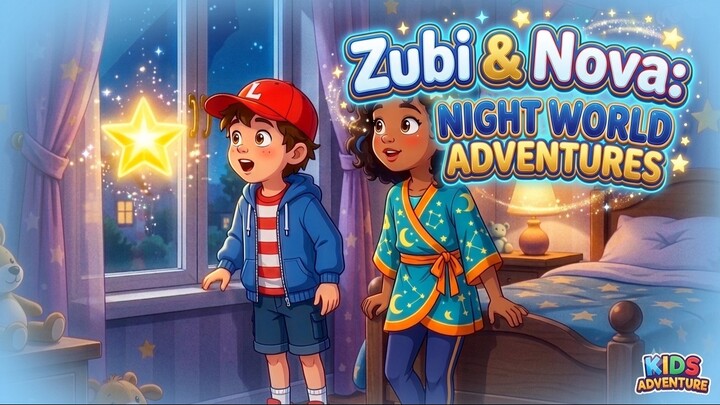 Zubi & Nova :The night magic adventure begins🧚‍♂️🌙