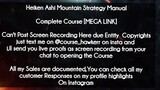 Heiken Ashi Mountain Strategy Manual course download