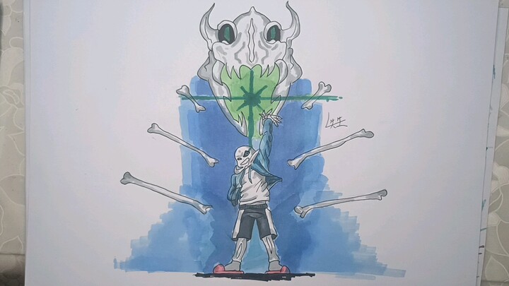 how to draw sans, how to draw sans