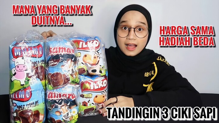CIKI INI PALING BANYAK DUITNYA!! TANDINGIN 3 CIKI SAPI BERHADIAH..
