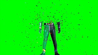 Follow-up to the sixth bullet: Kamen Rider W transformation special effects material