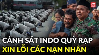 Hàng trăm cảnh sát Indonesia quỳ rạp để xin lỗi các nạn nhân vụ giẫm đạp