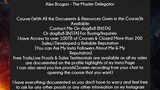 Alex Brogan - The Master Delegator Course Download