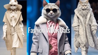 Fashion Week Cats