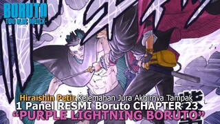 1 Panel RESMI BORUTO TWO BLUE VORTEX CHAPTER 23! PURPLE LIGHTNING BORUTO - PETIR PEMBUKA TAKDIR
