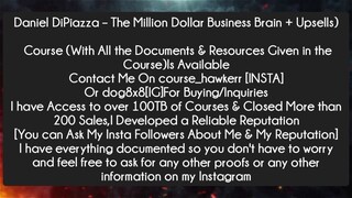 Daniel DiPiazza – The Million Dollar Business Brain + Upsells Course Download