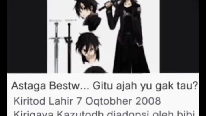 UMUR KIRITO TRNYT...π€πΏ