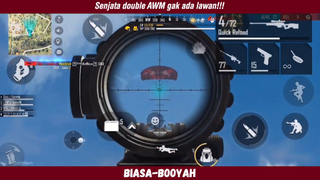 Pake double AWM musuh baru spawn aja auto knock?!! WKWK