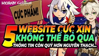 TOP 5 Trang Web Quý Hơn Nguyên Thạch, Thông Tin Quý Giá về Genshin Impact Không Thể Bỏ Qua HYDRATV