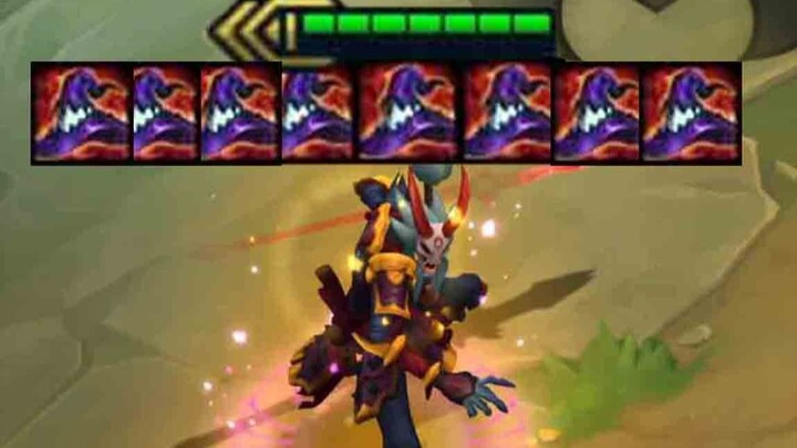 Pakai 8 topi, serangan normal (A) kasih 49% damage! Dulu nggak ada fasilitas kayak gini.