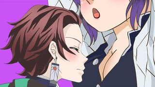 귀멸의 칼날- 탄지로-키스-다음은 누구한테⁉-demon slayer