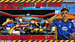 TEGANG! RATA YA BRO🔥EVOS DIVINE BOOYAH LAGI🔥MR05 TUNJUKAN SKILL🔥HIGHLIGHTS FFML SV DIVISI 1 DAY 6