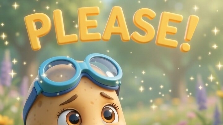 Teach Toddlers Good Manners in 30 Seconds! 🍎 | Poto The Potato