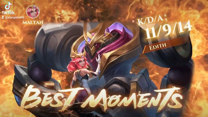 highlight Mobile legend :Edith barbar