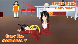 Super Hero Baby Kia | Baby Kia Meninggol ? | Drama Sakura School Simulator