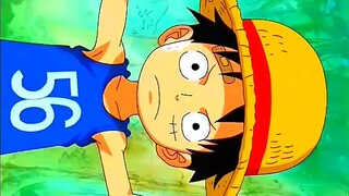 Luffy saying 'yo'.