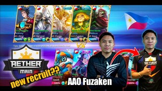 Fuzaken practicing with his new team? | AETHER MAIN new member??